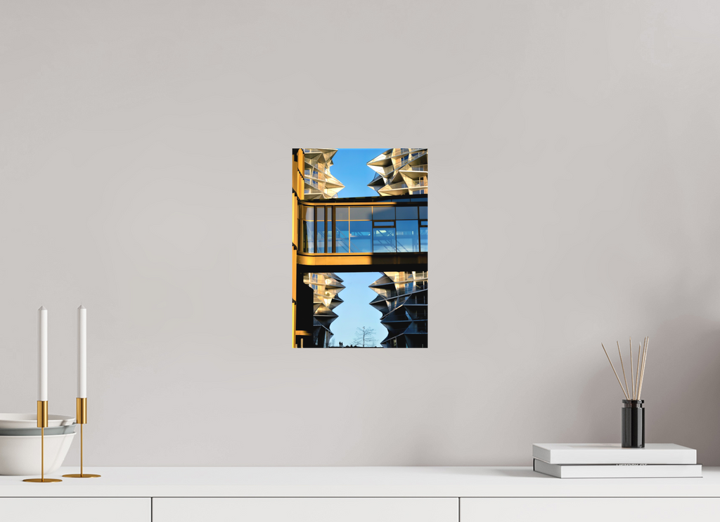 20 x 30 cm, Matte Canvas on Stretcher Frame Between the Towers
