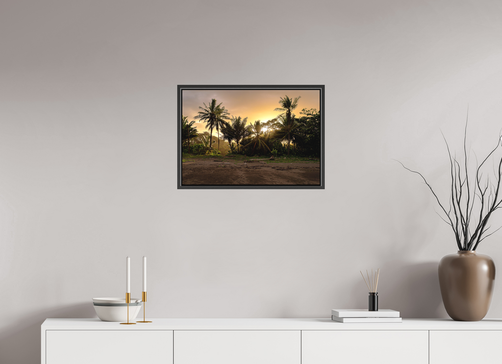 58.7 x 40 cm, Canvas Sunlit Shores