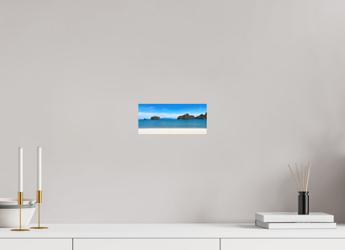 22.6 x 10 cm, Fine Art Print Smooth Tanjung Rhu Serenity, Langkawi, Malaysia