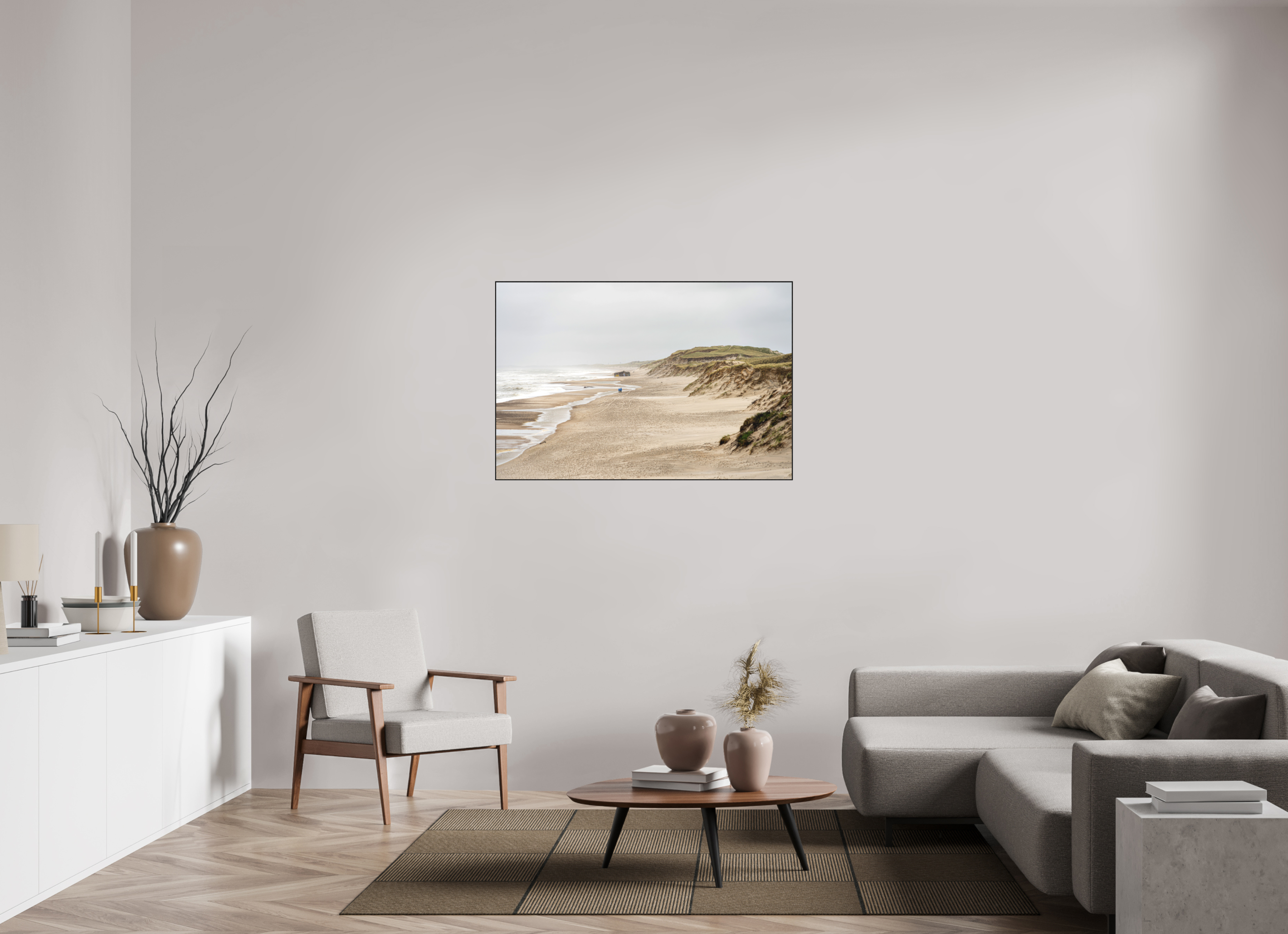 120 x 80 cm, Solid Wood Artbox Wild Shores