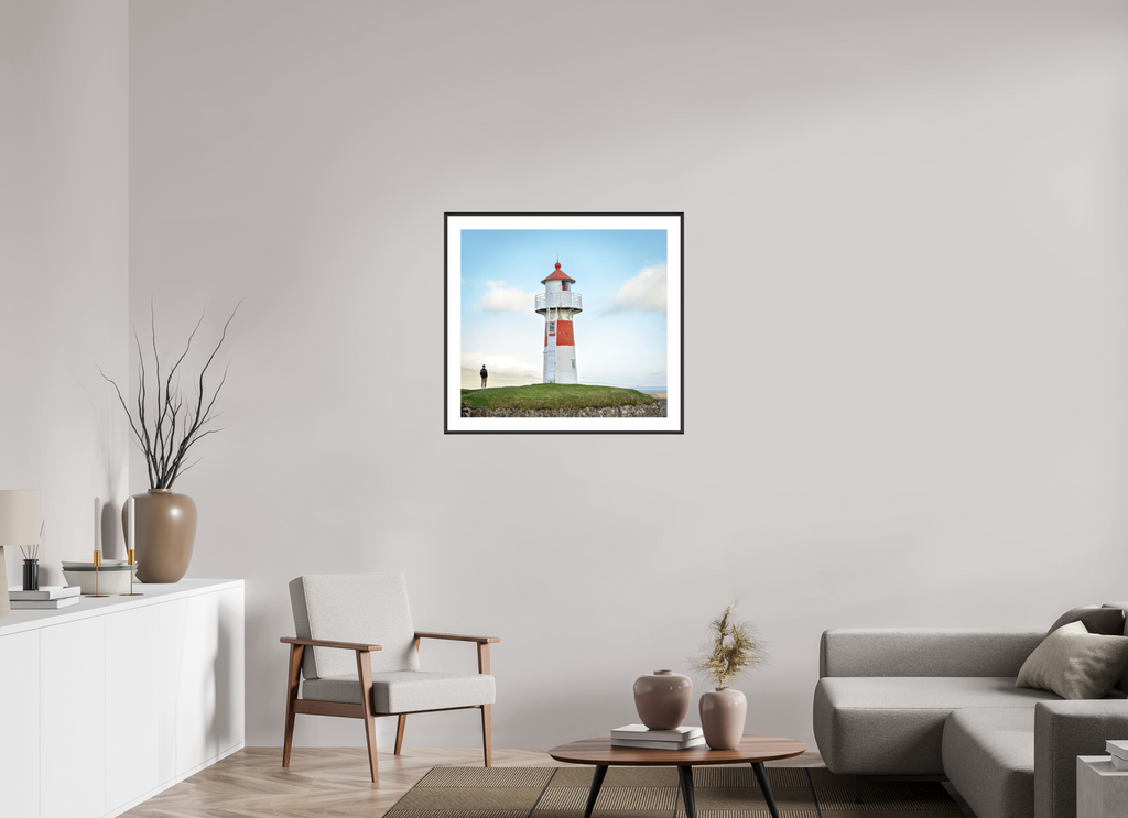76.7 x 70 cm, Changeable Magnetic Frame - Hahnemühle Fineart Pearl Edge of the Horizon