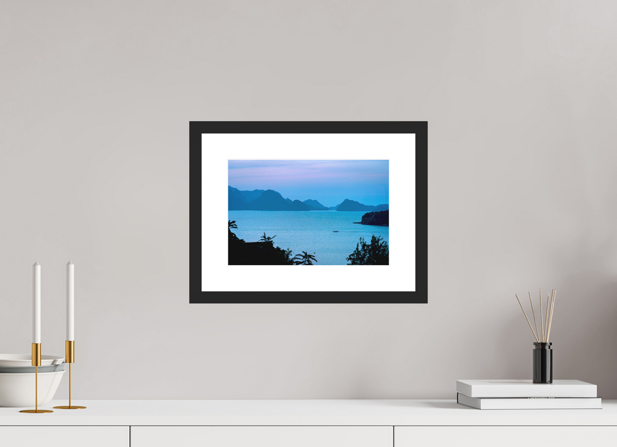 30 x 20 cm, Photo Print On Fuji Crystal DP II Matte Blue Silence at Dusk