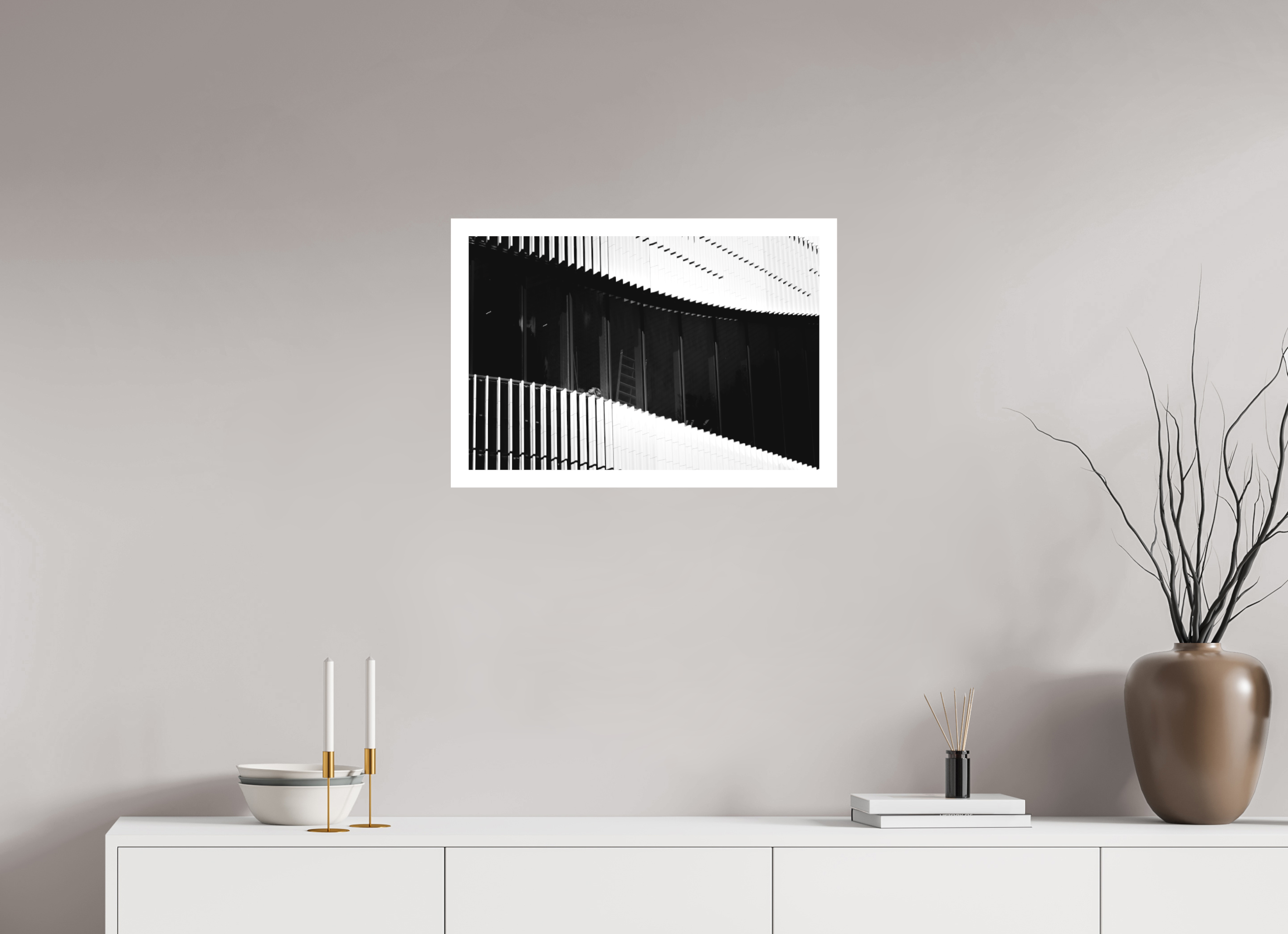 60 x 40 cm, Acrylic Glass Ilford The Ladder
