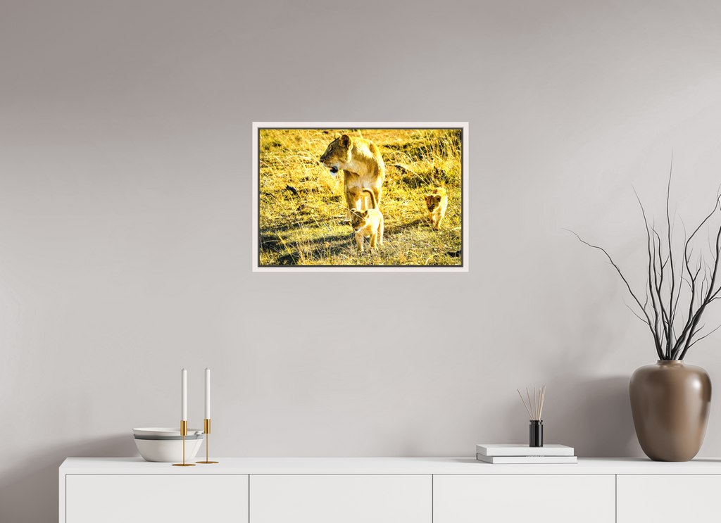 60 x 40 cm, Matte Canvas 15 mm Frame Savanna Legacy