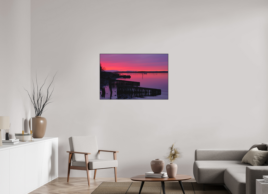 105 x 70 cm, Solid Wood Artbox After Sunset
