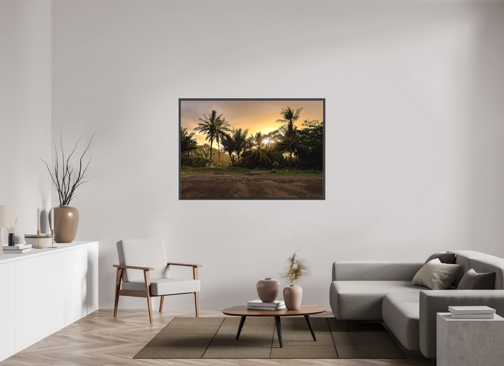 146.8 x 100 cm, Canvas Sunlit Shores