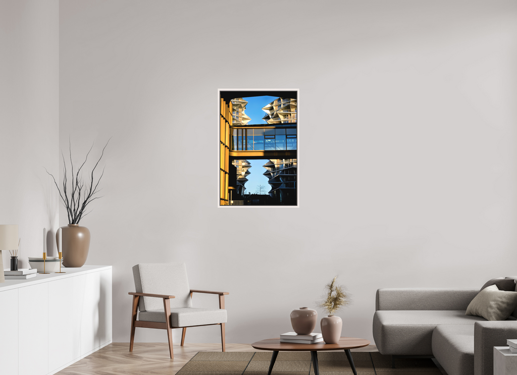 60 x 90 cm, Matte Canvas 15 mm Frame Between the Towers