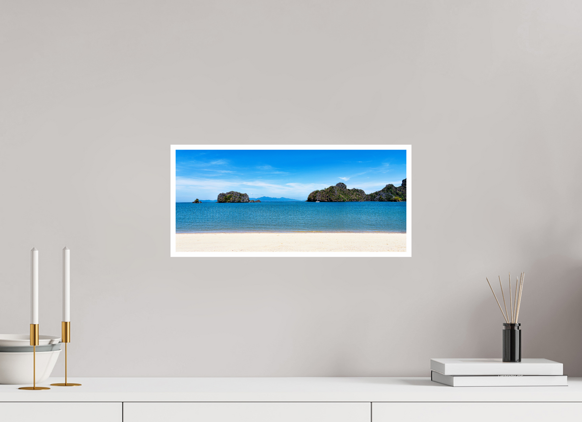 45.2 x 20 cm, Fujiflex High Gloss with 1 cm Border Tanjung Rhu Serenity, Langkawi, Malaysia