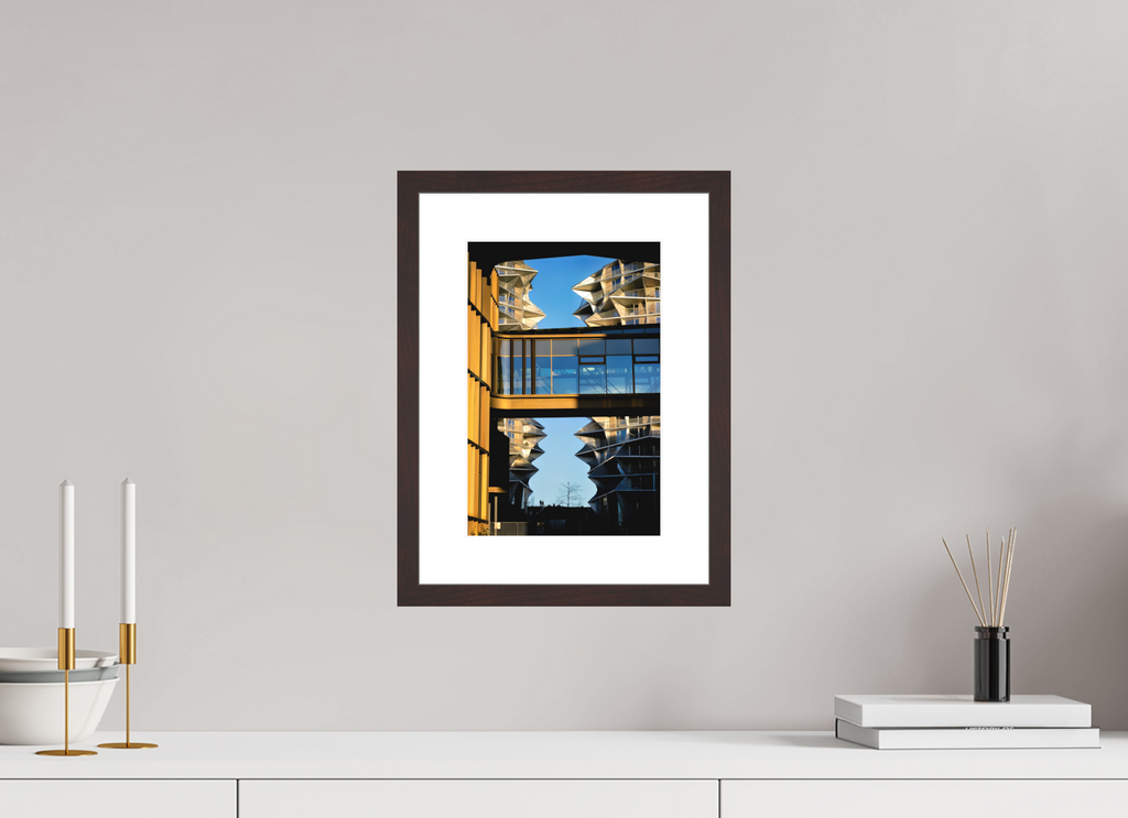 20 x 30 cm, Baryta Prestige II with Matte Float Glass Between the Towers