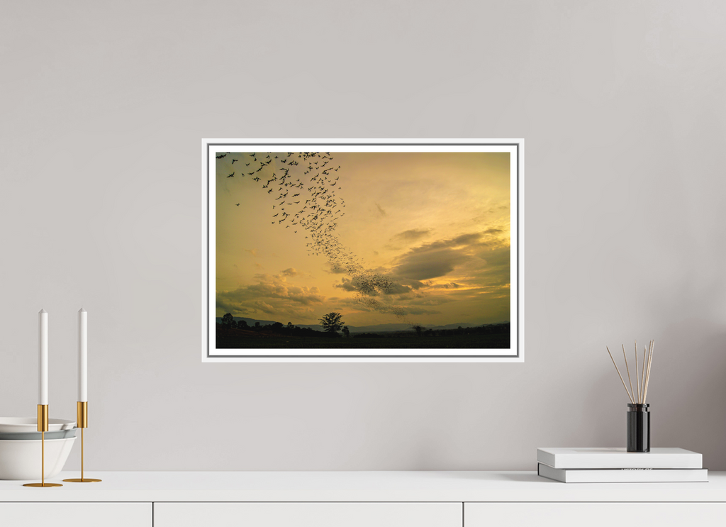 45 x 30 cm, Print on Forex with Frame Dusk Emergence
