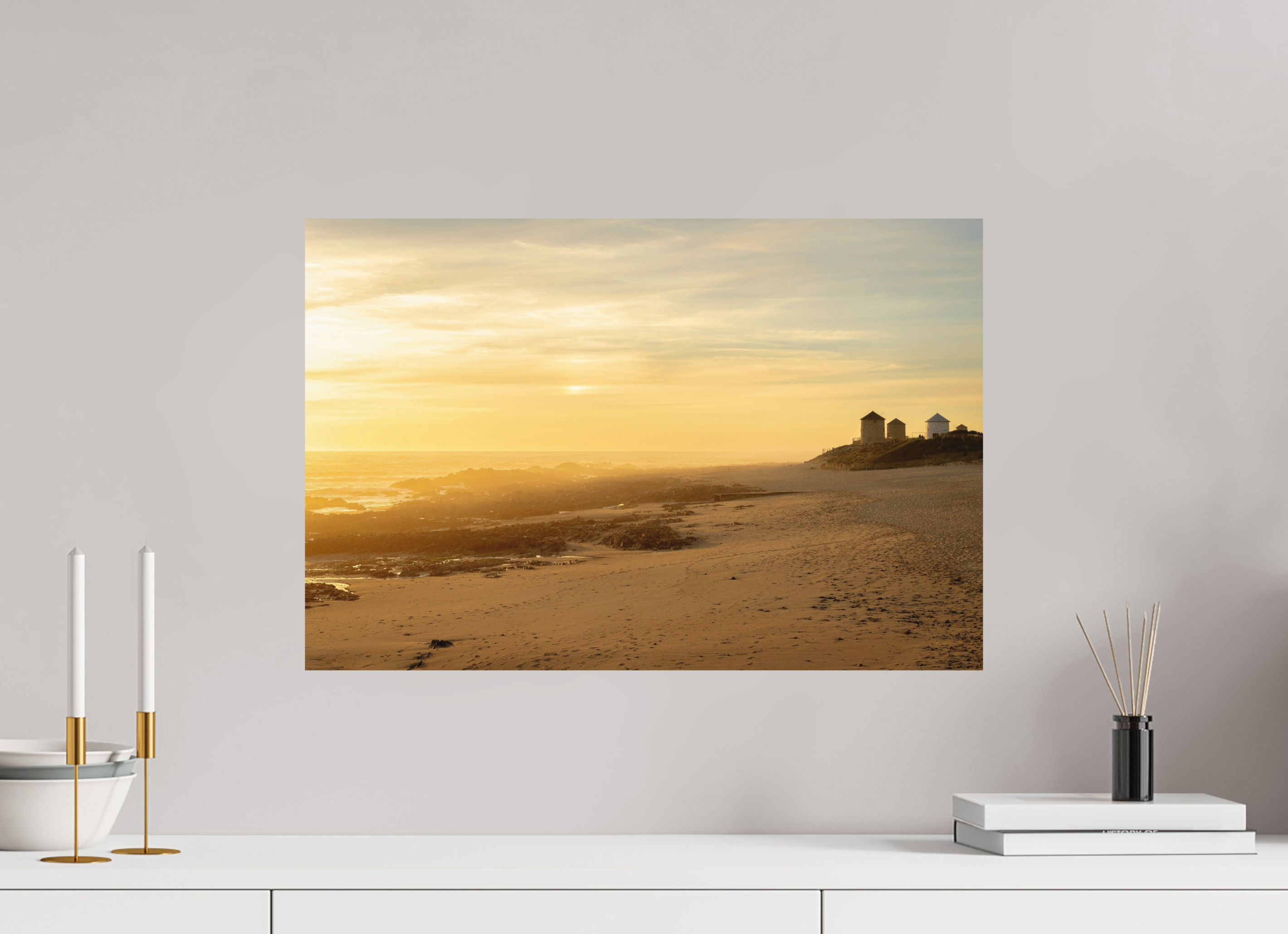 60 x 40 cm, Fine Art Print Smooth Ancient Mills