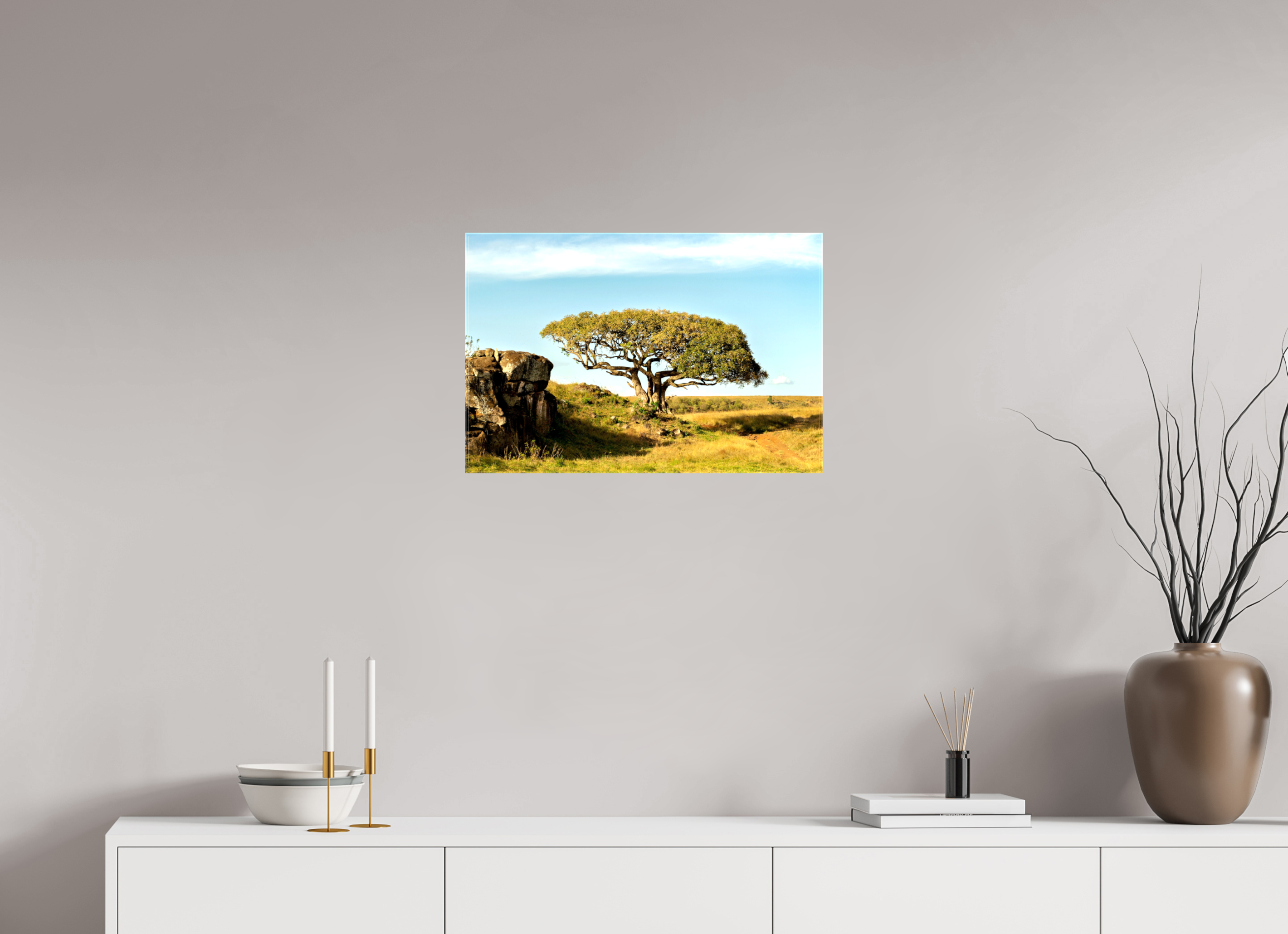 60 x 40 cm, Canvases Unframed Her Majesty Tree