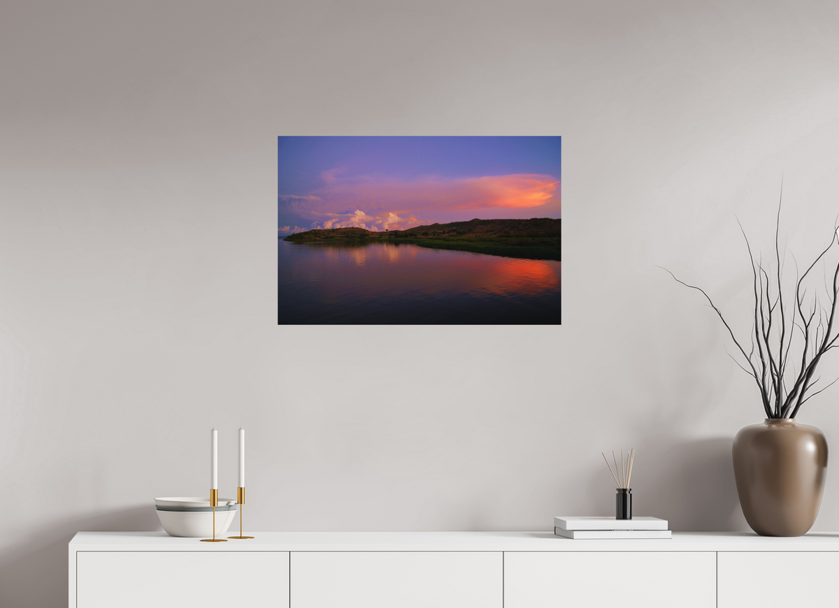 75 x 50 cm, Fine Art Print Smooth Sunrise Hues - Tanzania