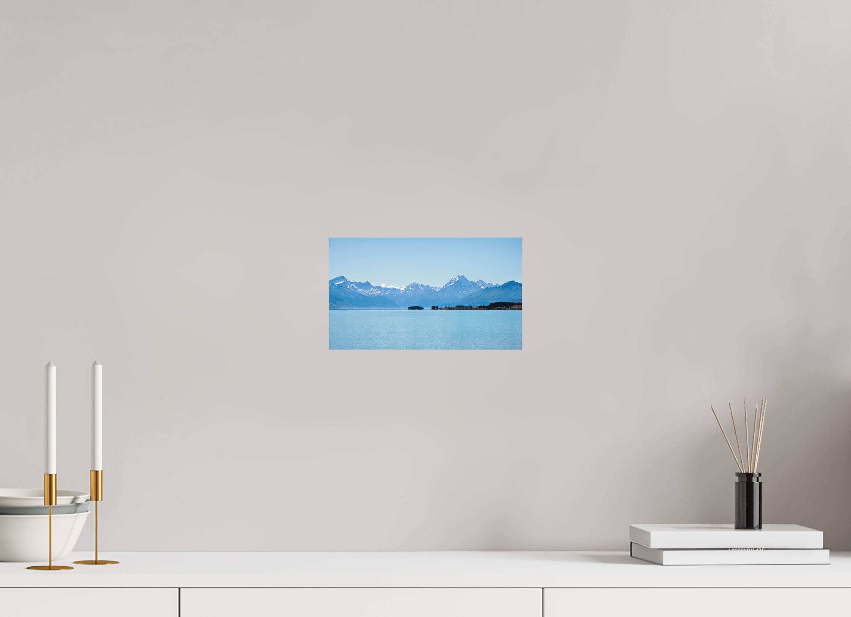 25.8 x 15 cm, Fine Art Print Smooth Aoraki Reflections – Lake Pukaki & Mount Cook, New Zealand