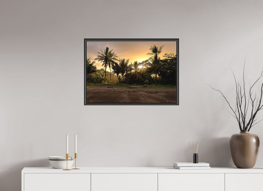 73.4 x 50 cm, Canvas Sunlit Shores