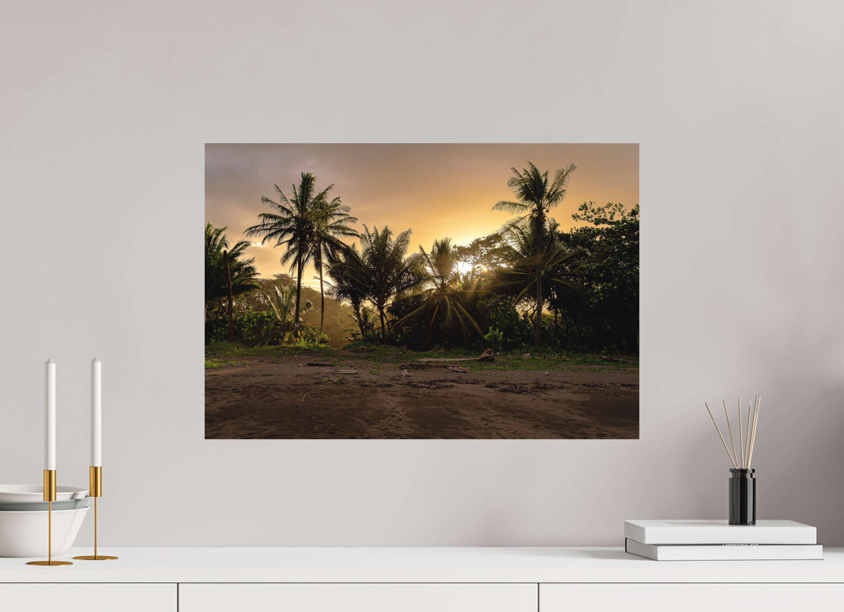 58.7 x 40 cm, Fine Art Print Smooth Sunlit Shores