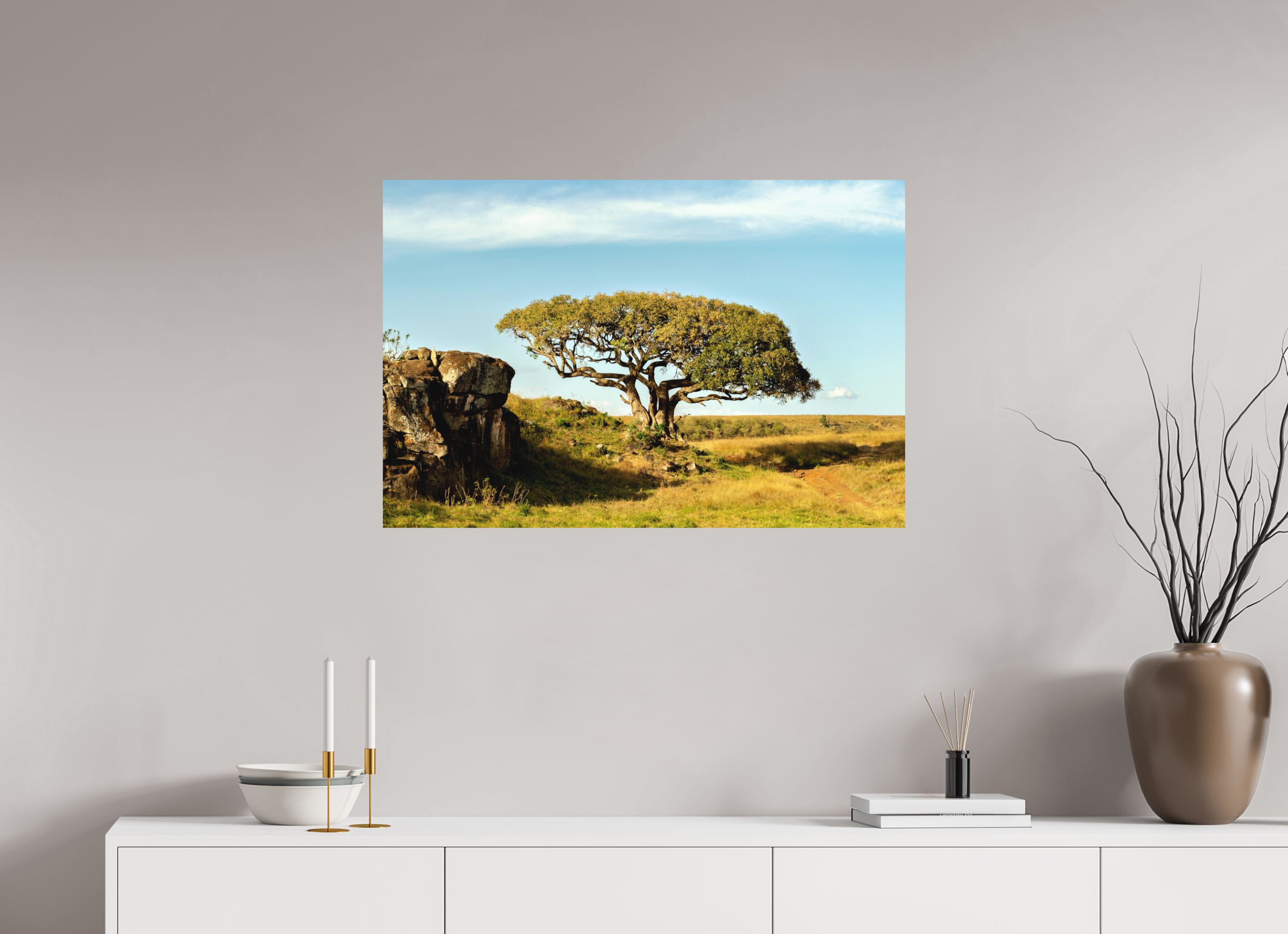 90 x 60 cm, Fine Art Print Smooth Her Majesty Tree