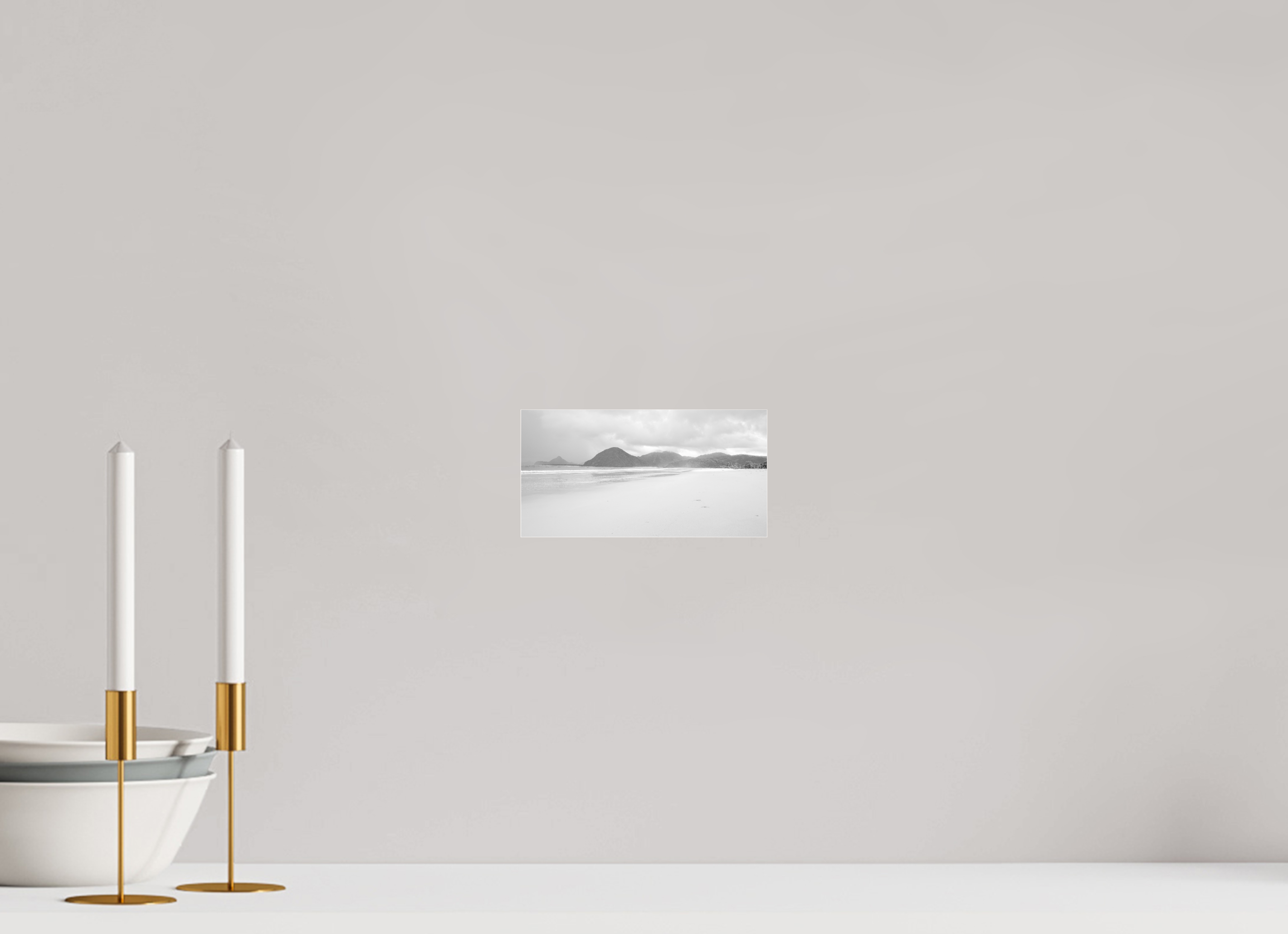 19.3 x 10 cm, Photo Print Under Acrylic Glass Wild Shores