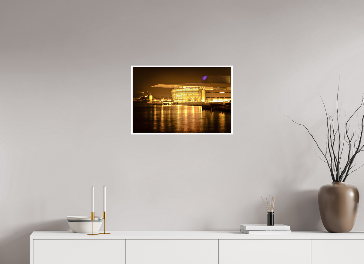60 x 40 cm, Fujiflex High Gloss with 1 cm Border Operaen at Night