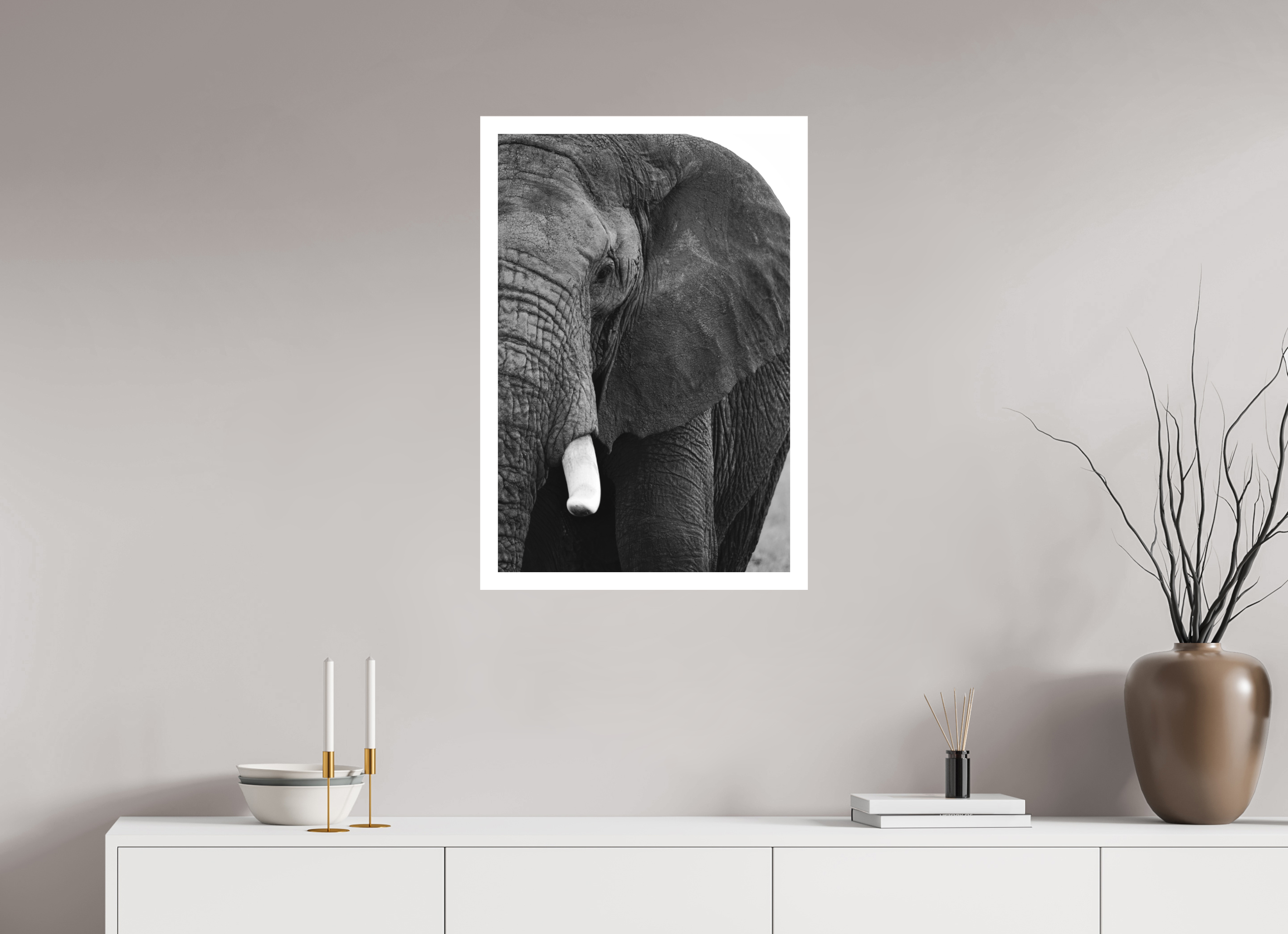 50 x 75 cm, Acrylic Glass Ilford The Hidden Side of the Elephant