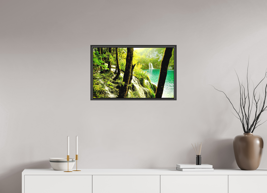 65 x 40 cm, Canvas A Lush Forest in Tears