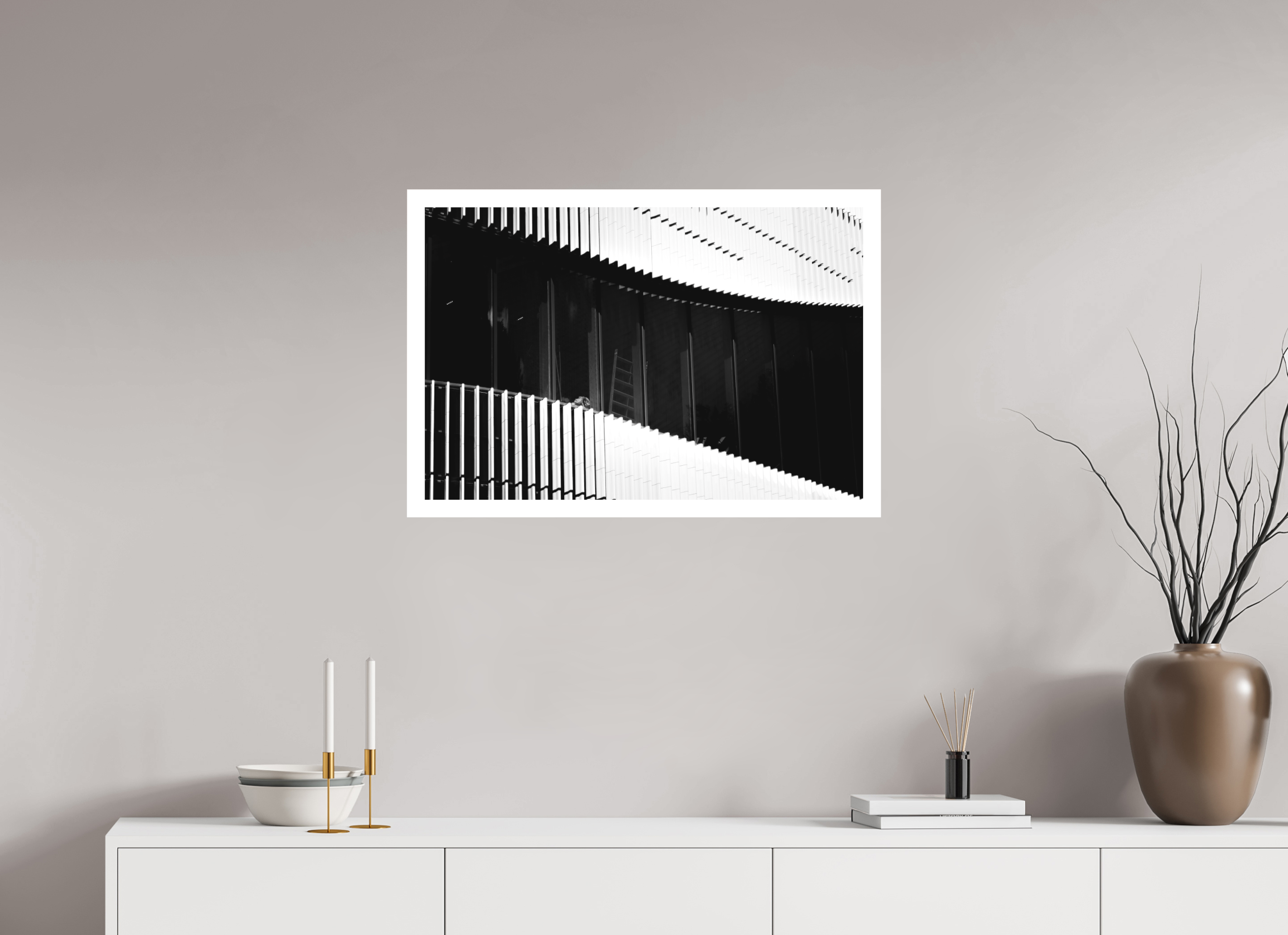75 x 50 cm, Acrylic Glass Ilford The Ladder