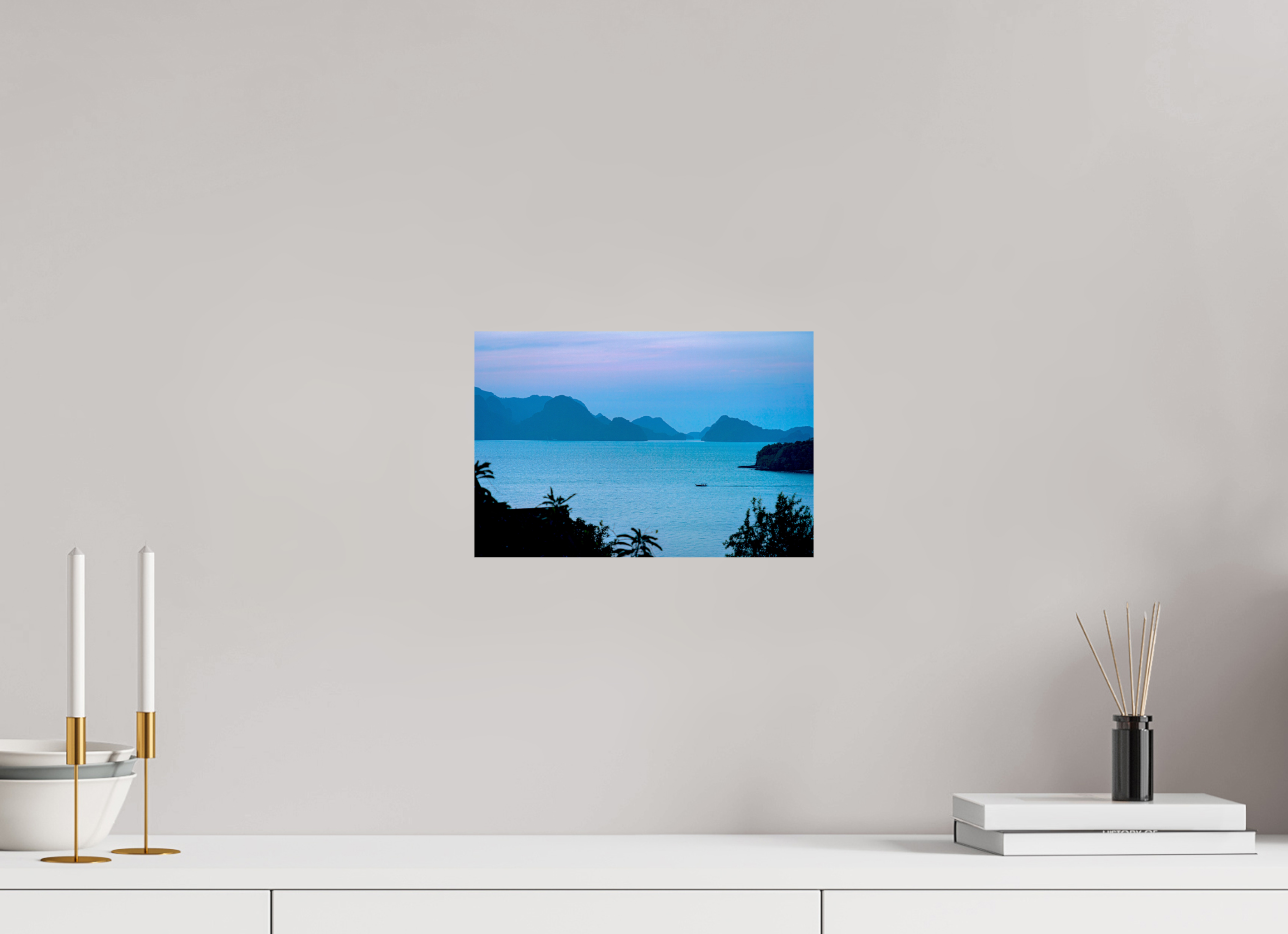 30 x 20 cm, Photo Print On Fuji Crystal DP II Blue Silence at Dusk