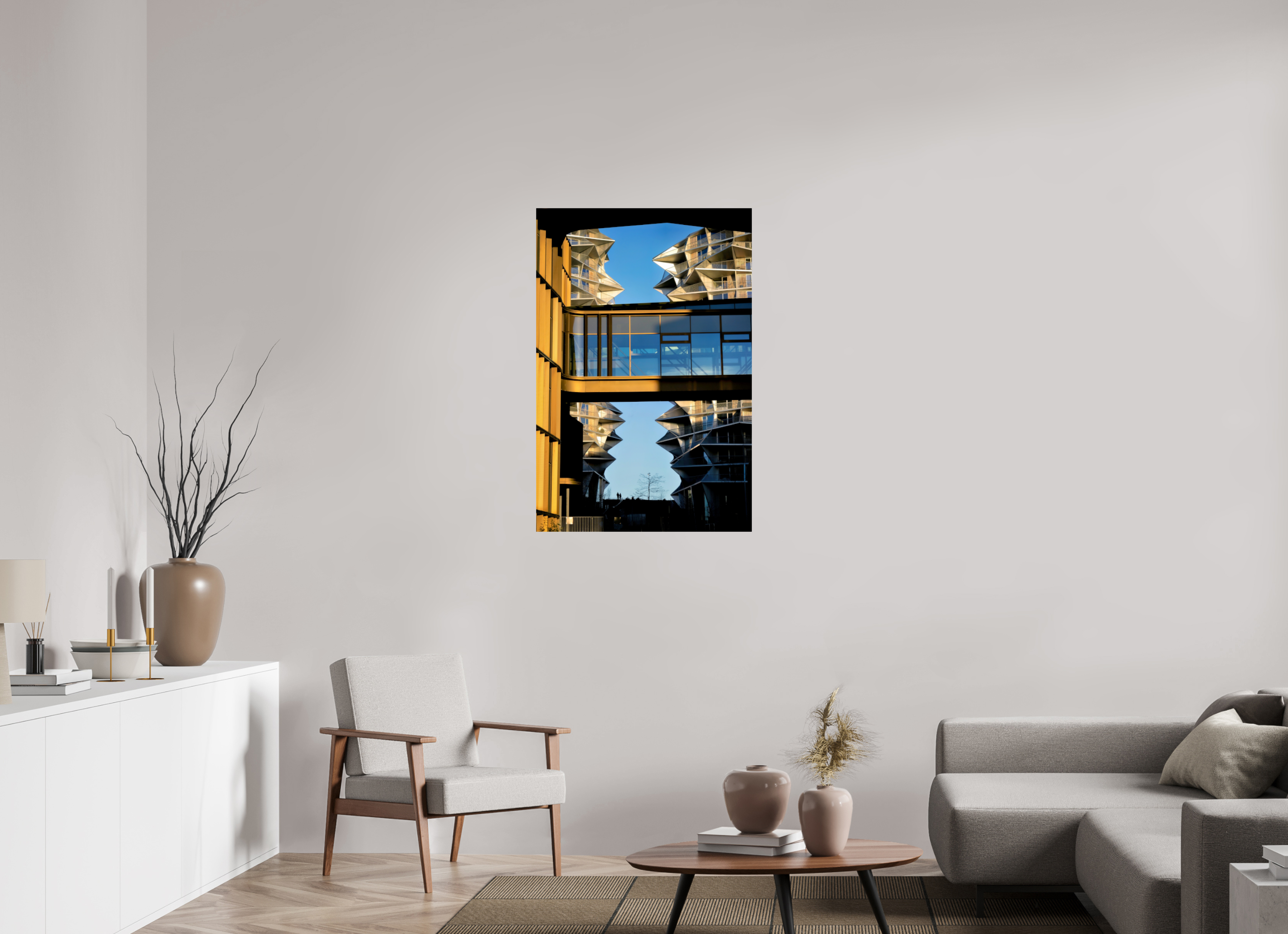 70 x 105 cm, PH Print On Fujiflex High Gloss Between the Towers