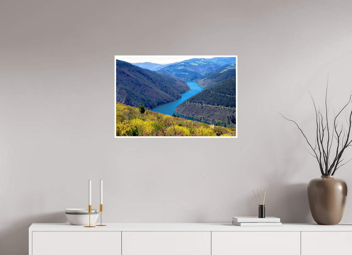 75.5 x 50 cm, Fujiflex High Gloss with 1 cm Border Blue River