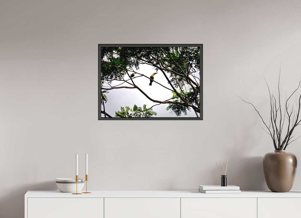 70.6 x 50 cm, Canvas A Hornbill on a Branch