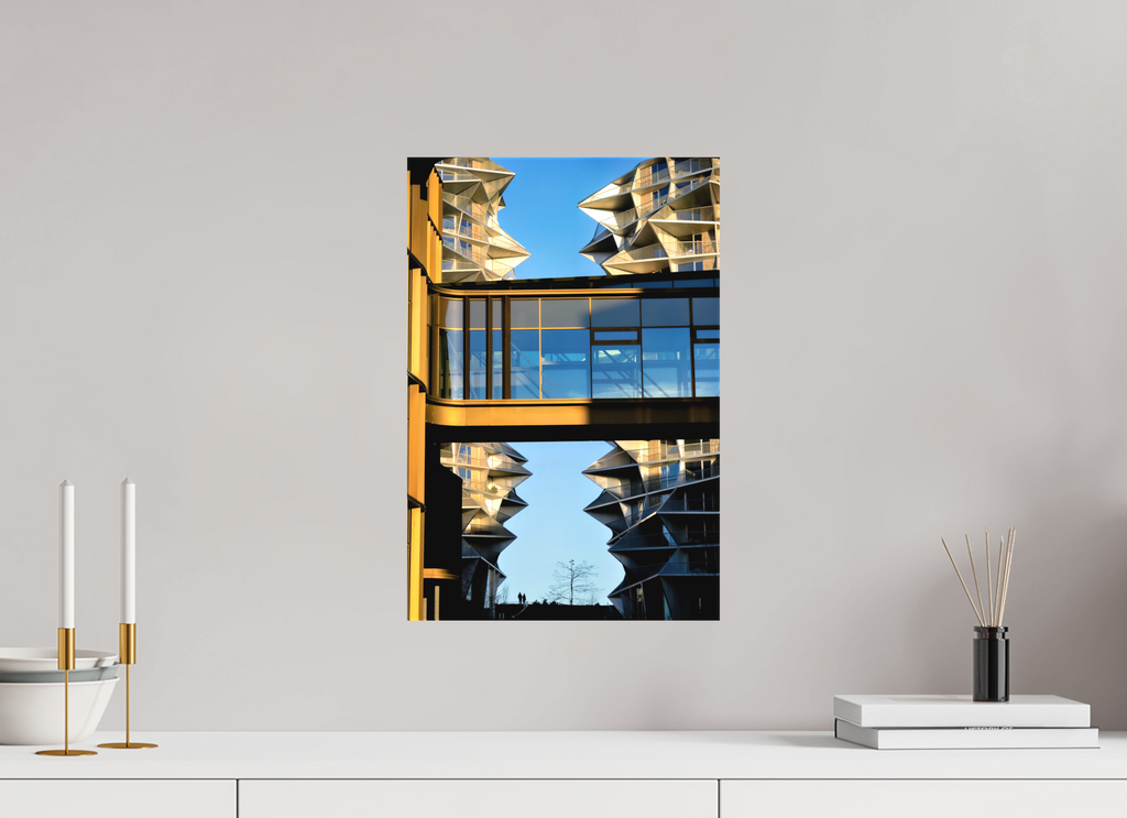 30 x 45 cm, Matte Canvas on Stretcher Frame Between the Towers