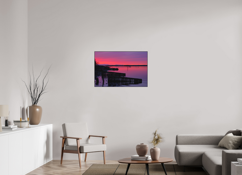 90 x 60 cm, Solid Wood Artbox After Sunset