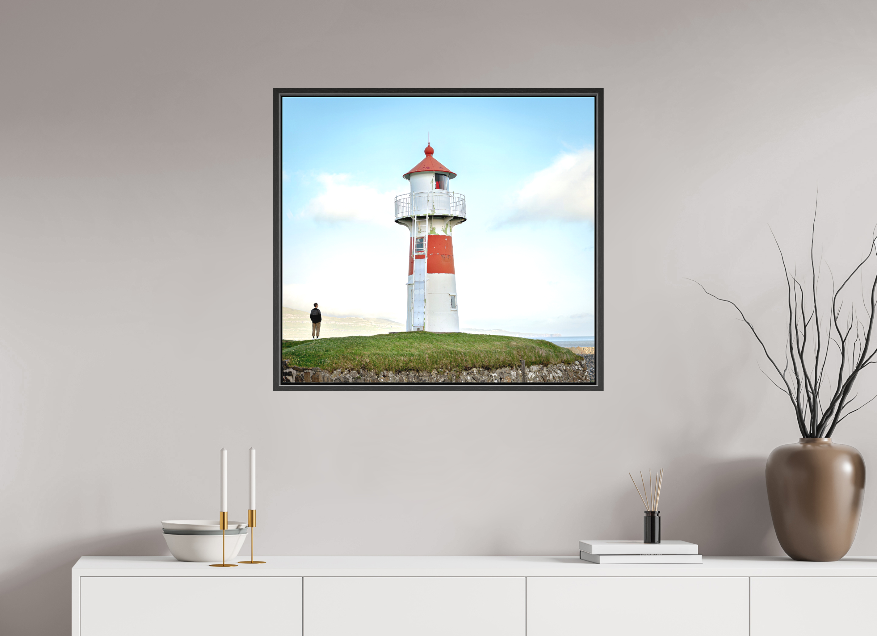76.7 x 70 cm, Canvas Edge of the Horizon