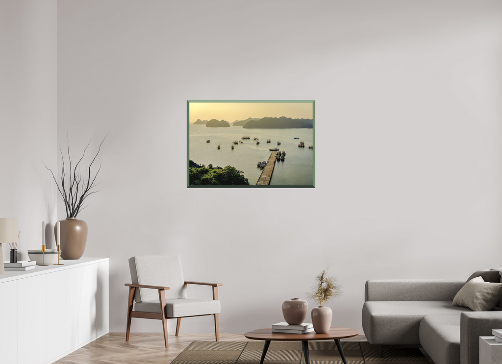 103.4 x 70 cm, Whitewall Design Edition Golden Harbour – Cat Ba Island, Vietnam