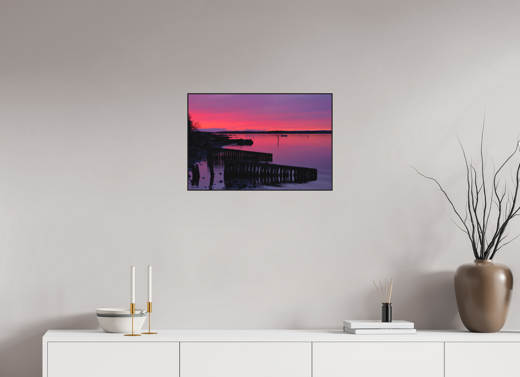 60 x 40 cm, Solid Wood Artbox After Sunset