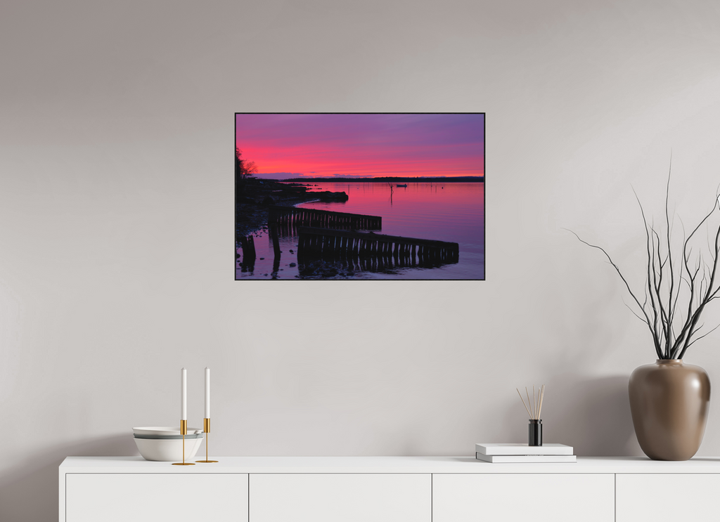75 x 50 cm, Solid Wood Artbox After Sunset