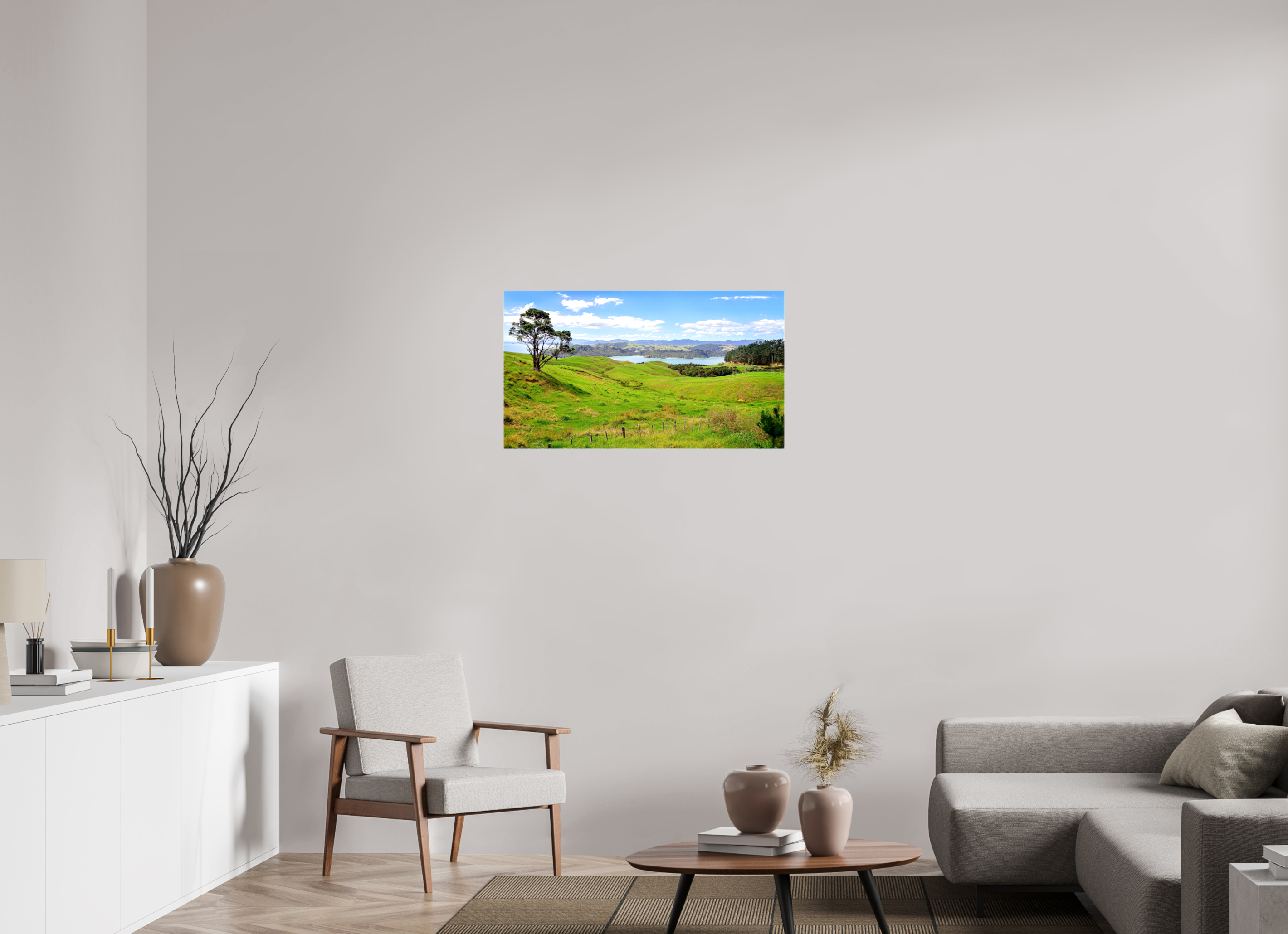 89.6 x 50 cm, Canvases Unframed Coromandel Landscape - New Zealand