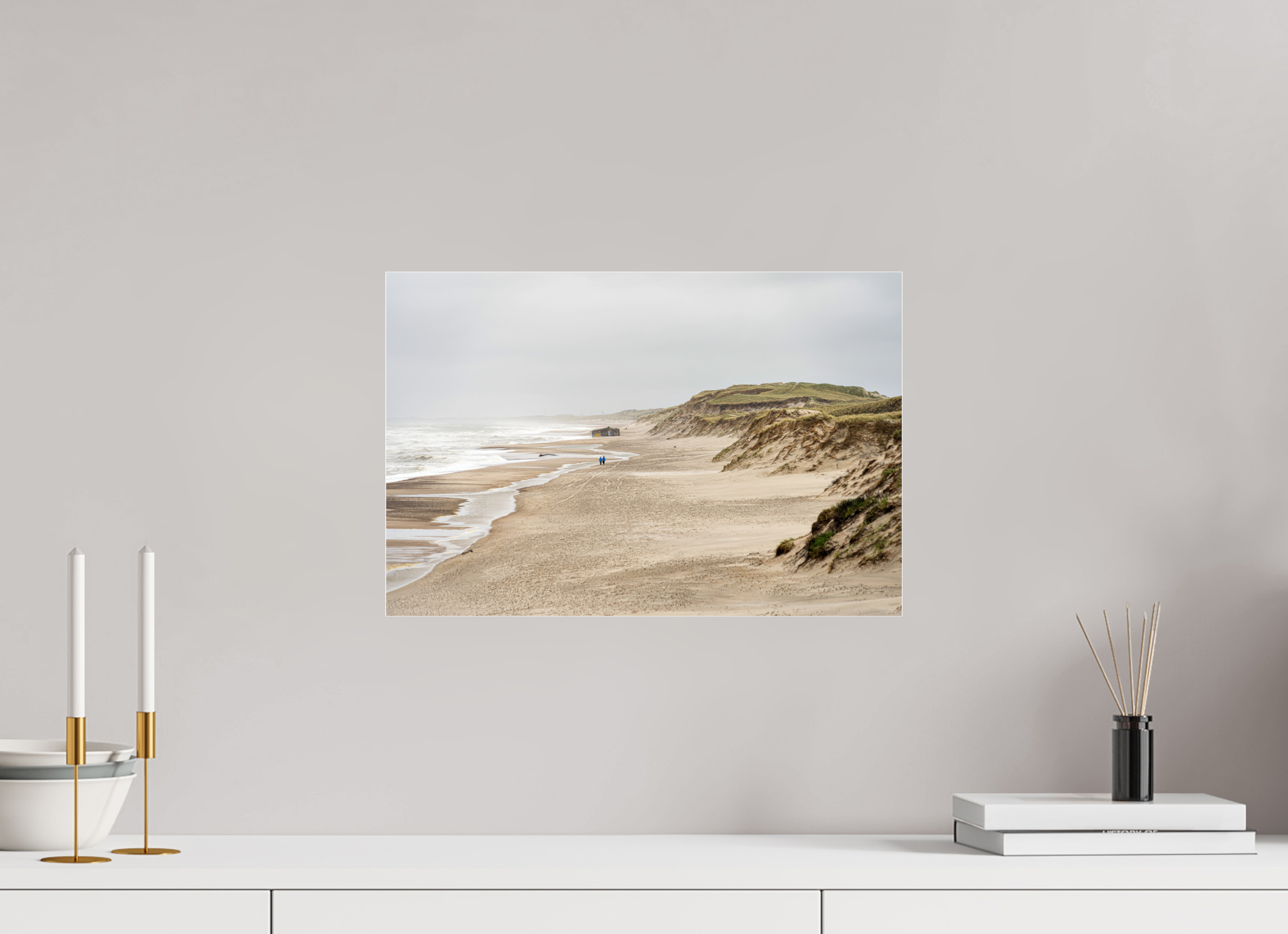 45 x 30 cm, Photo Print Under Acrylic Glass Wild Shores