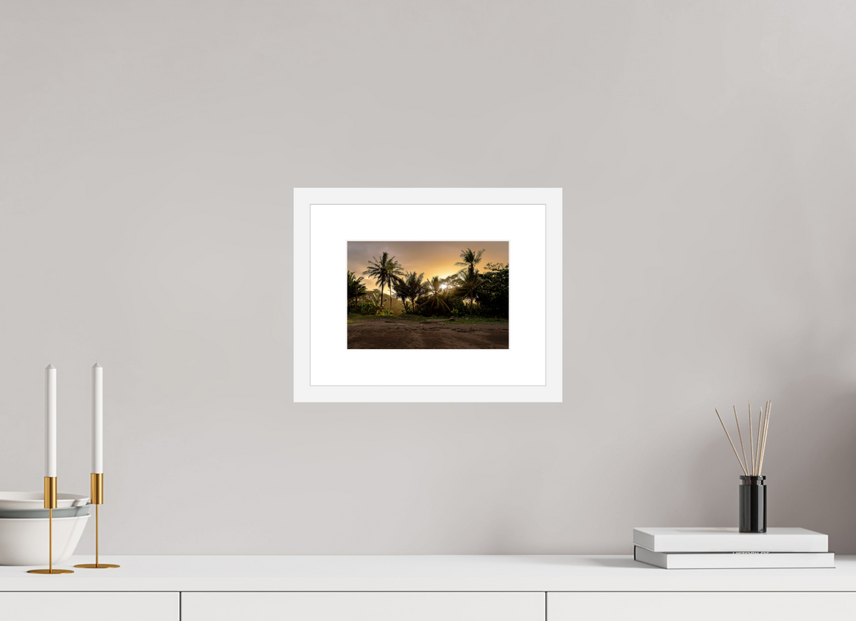 22 x 15 cm, Fine Art Print with Frame Evening Drift