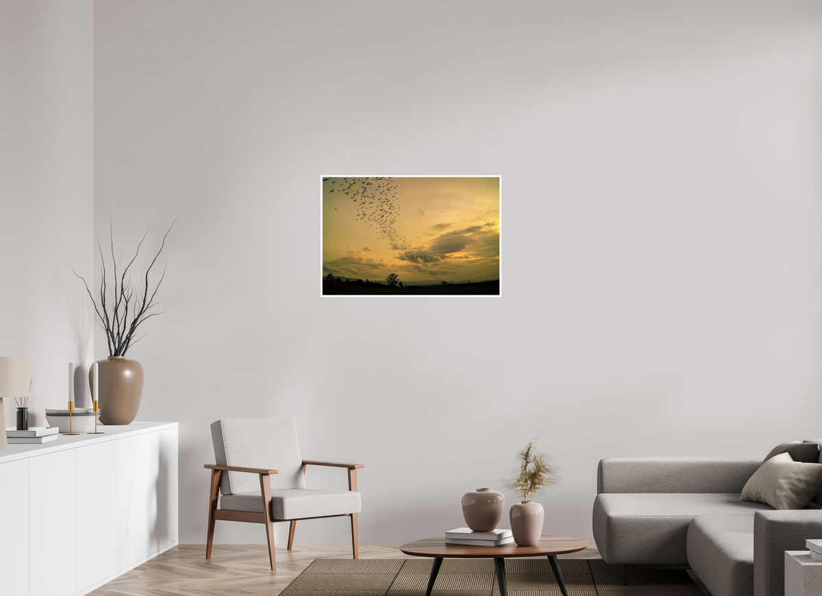 90 x 60 cm, Fujiflex High Gloss with 1 cm Border Dusk Emergence