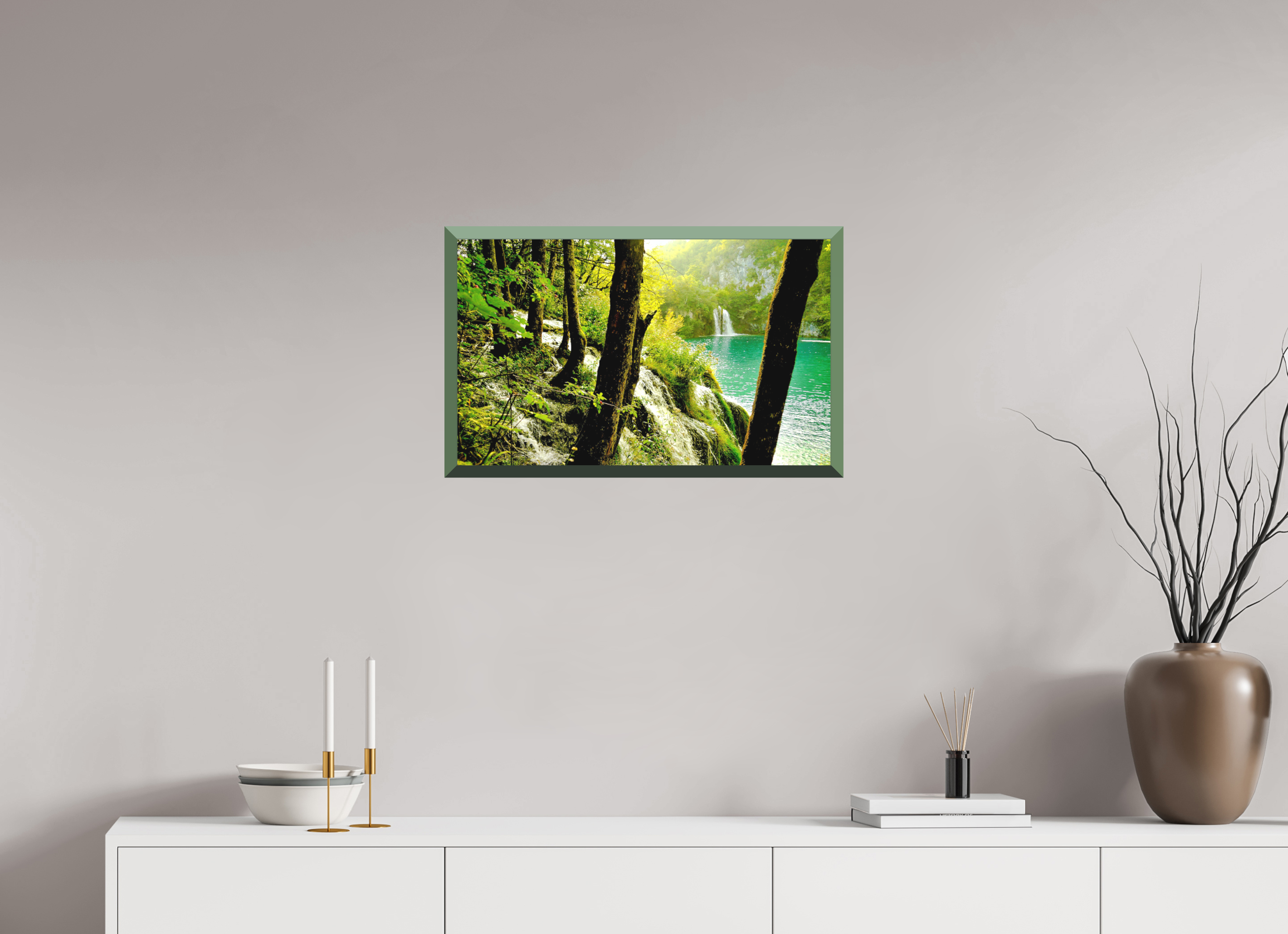 65 x 40 cm, Whitewall Design Edition Emerald Cascades