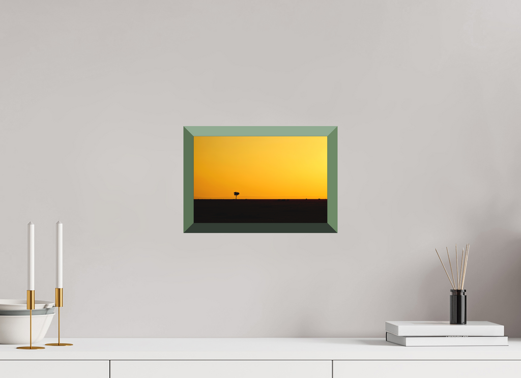 30 x 20 cm, Whitewall Design Edition Golden Sky over the African Savannah