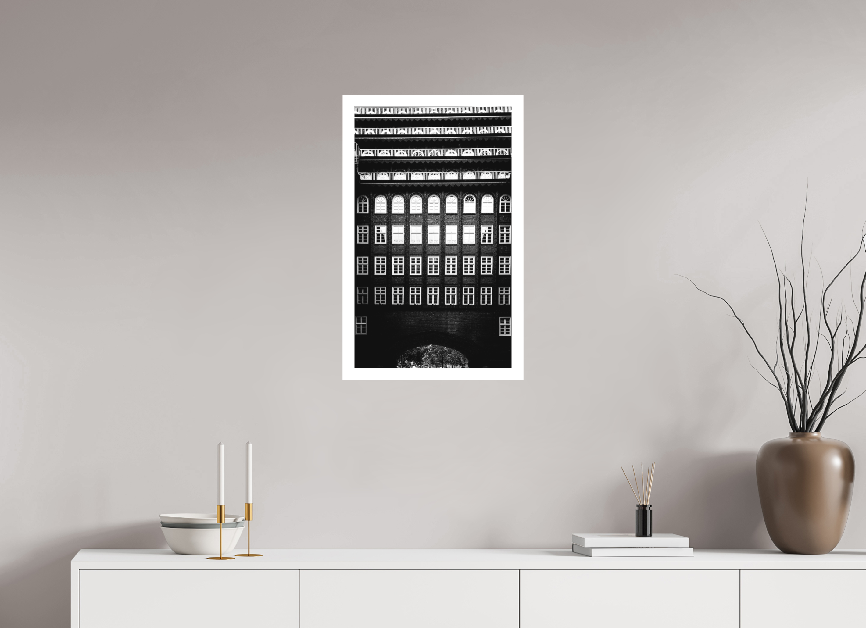 40 x 66.6 cm, Acrylic Glass Ilford Chilehaus Expressionism, Hamburg, Germany