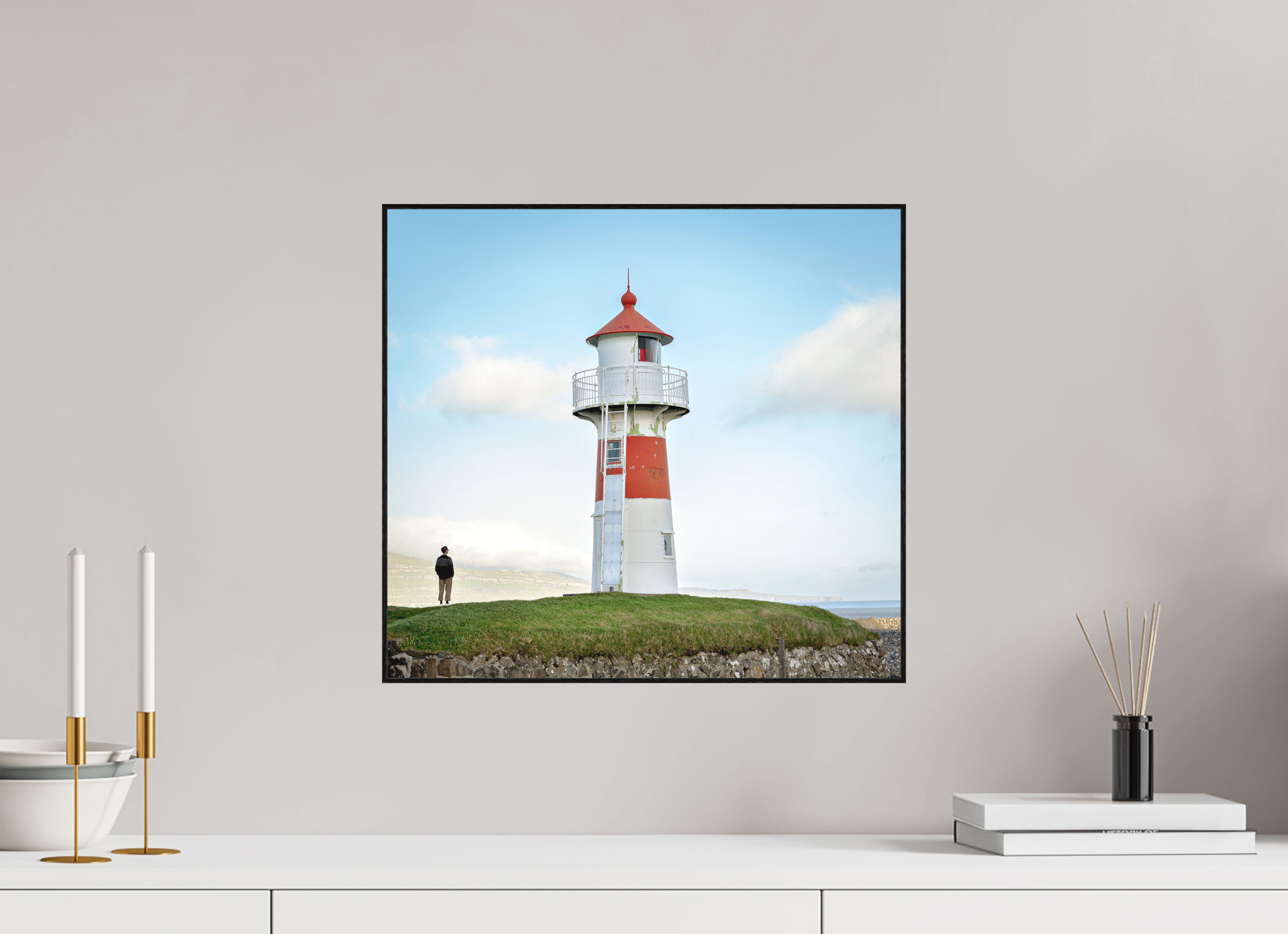 43.8 x 40 cm, Solid Wood Artbox Edge of the Horizon