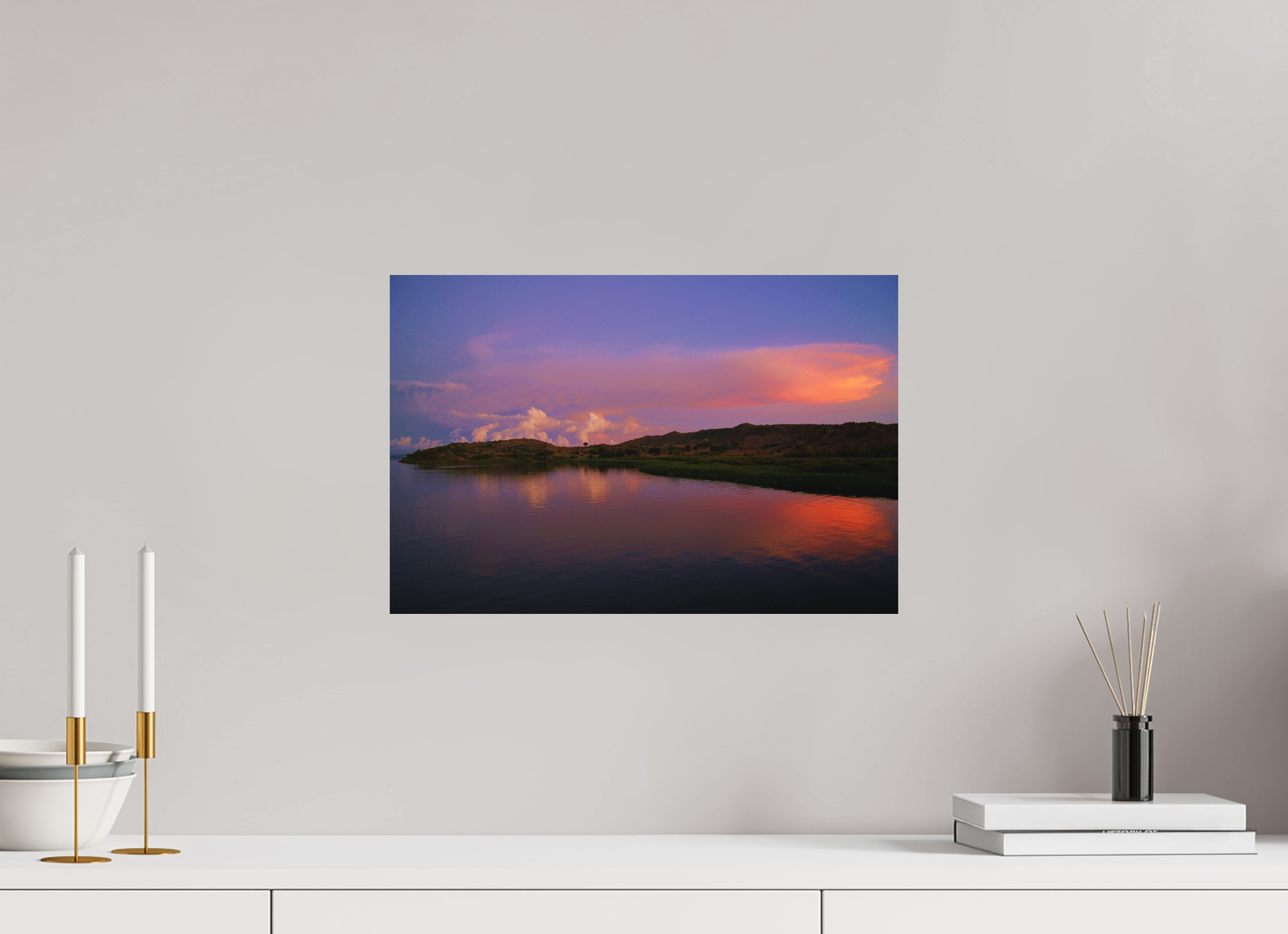 45 x 30 cm, Fine Art Print Smooth Sunrise Hues - Tanzania
