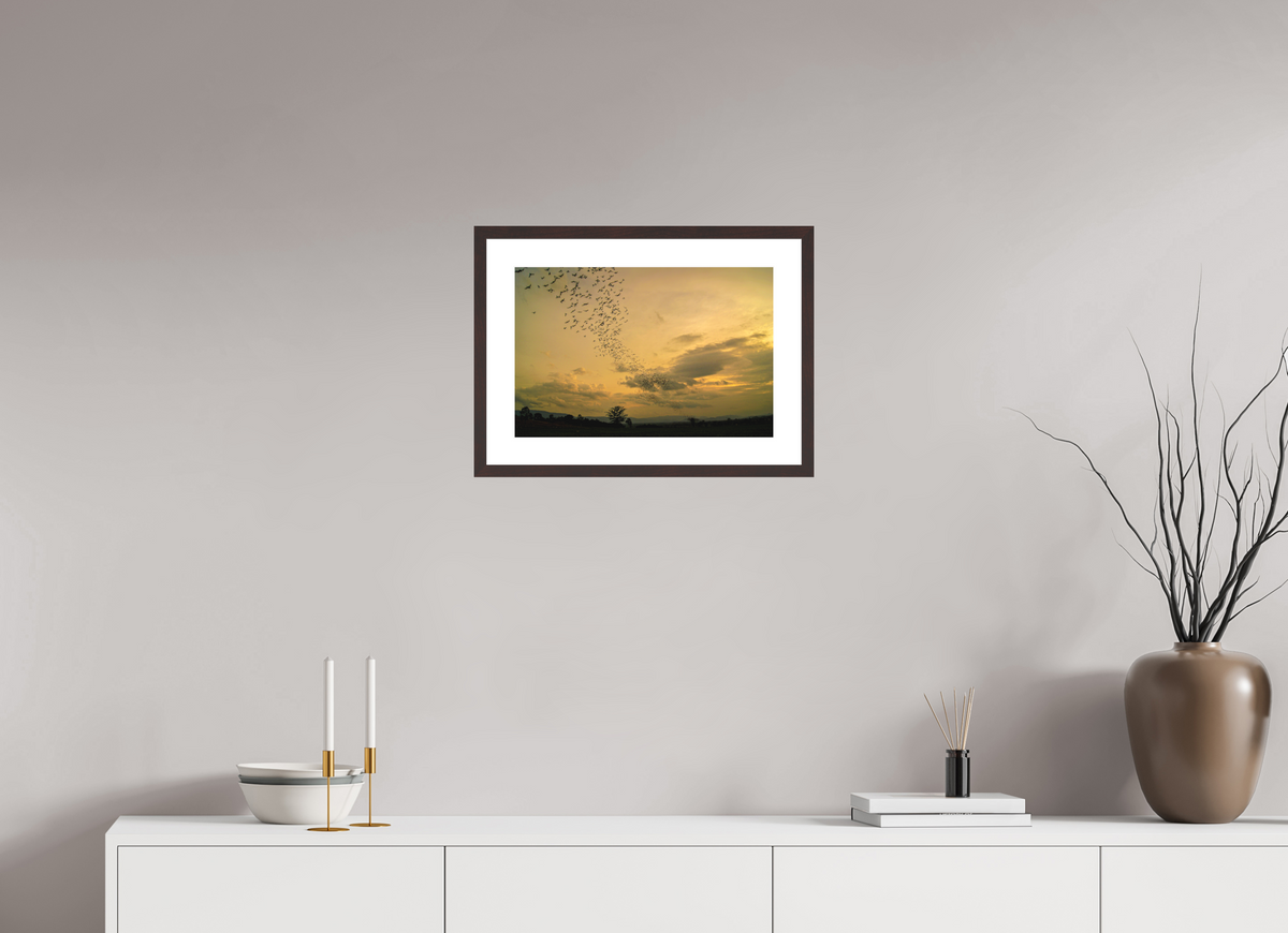 45 x 30 cm, Baryta Prestige II with Matte Float Glass Dusk Emergence