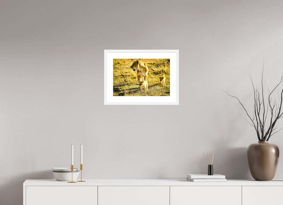 45 x 30 cm, Fine Art Print with Frame Savanna Legacy