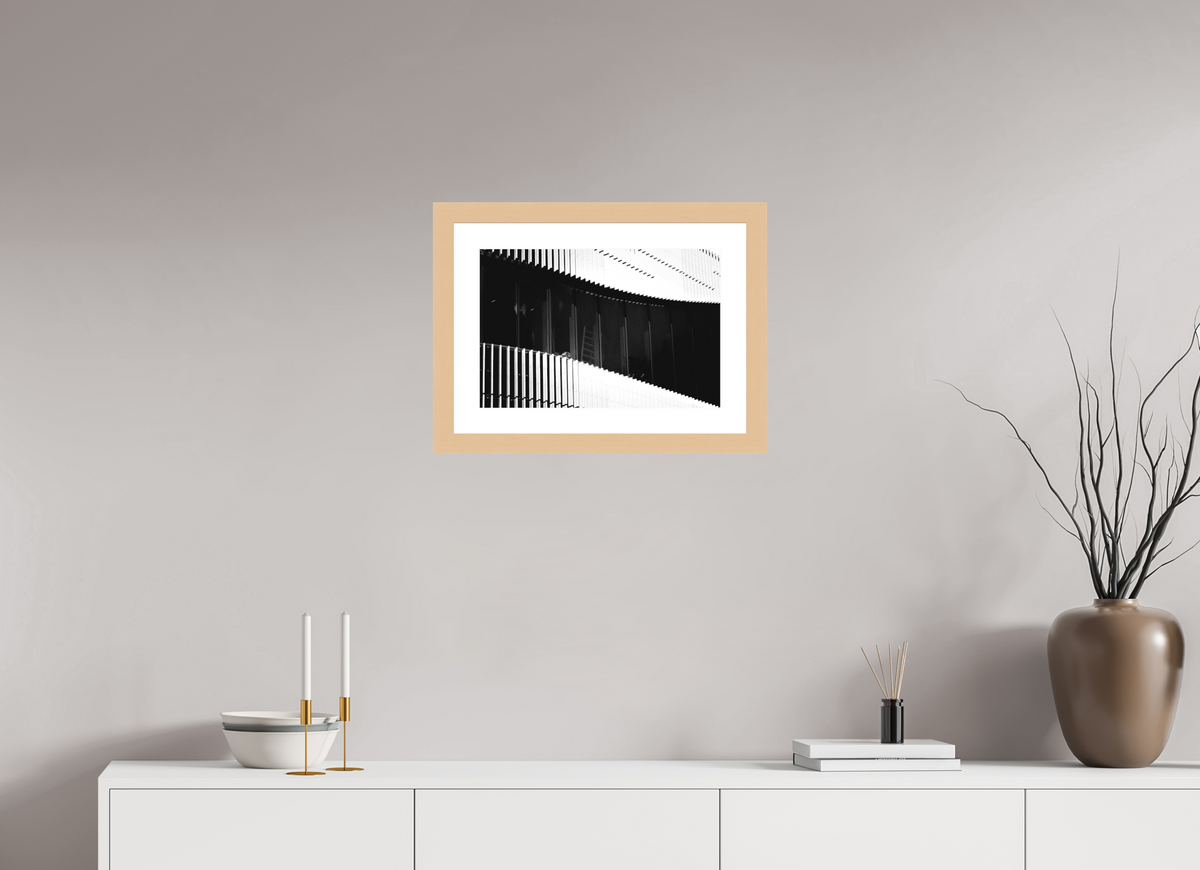 45 x 30 cm, Hamburg 40 mm with Frame The Ladder
