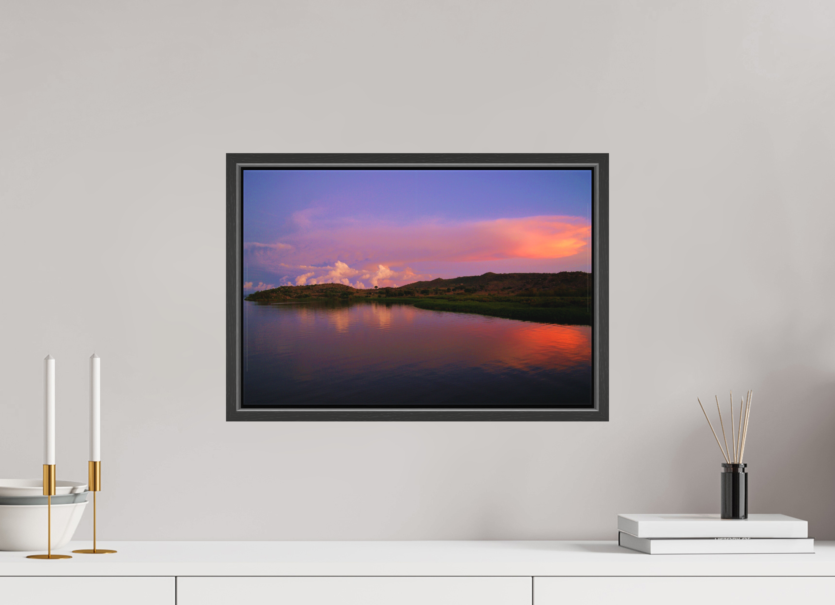 45 x 30 cm, Canvas Sunrise Hues - Tanzania