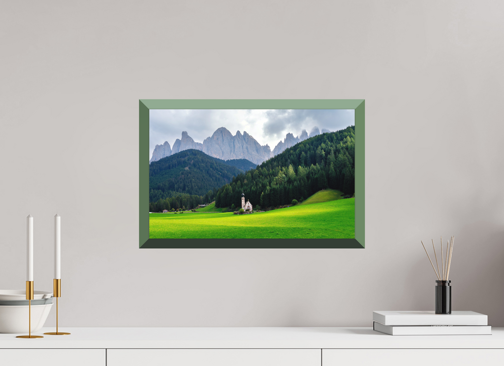 46.8 x 30 cm, Whitewall Design Edition Church of Saint John in the Dolomites - Italy